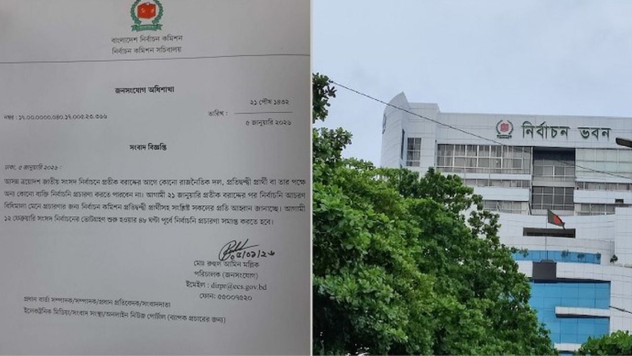 প্রতীক বরাদ্দের আগে নির্বাচনি প্রচারণা করা যাবে না: ইসি